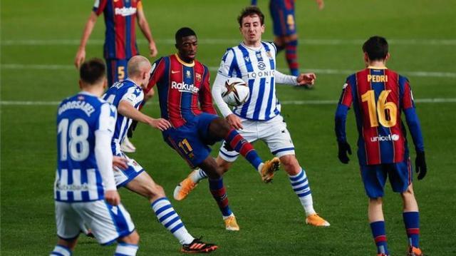 MK体育-登贝莱、阿劳霍、德容...现在的巴萨能打硬仗了